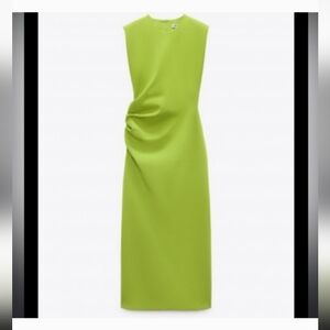 Zara Lime Green Maxi Dress